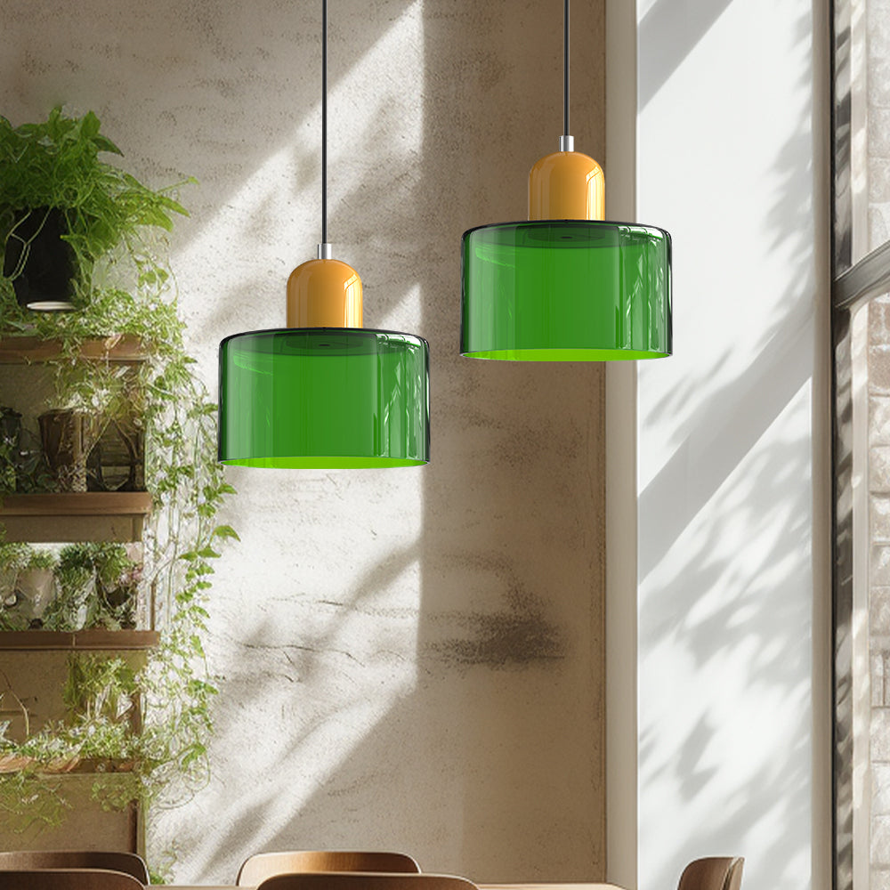 Bauhaus | Kreatywna Lampa Wisząca ze Szkła