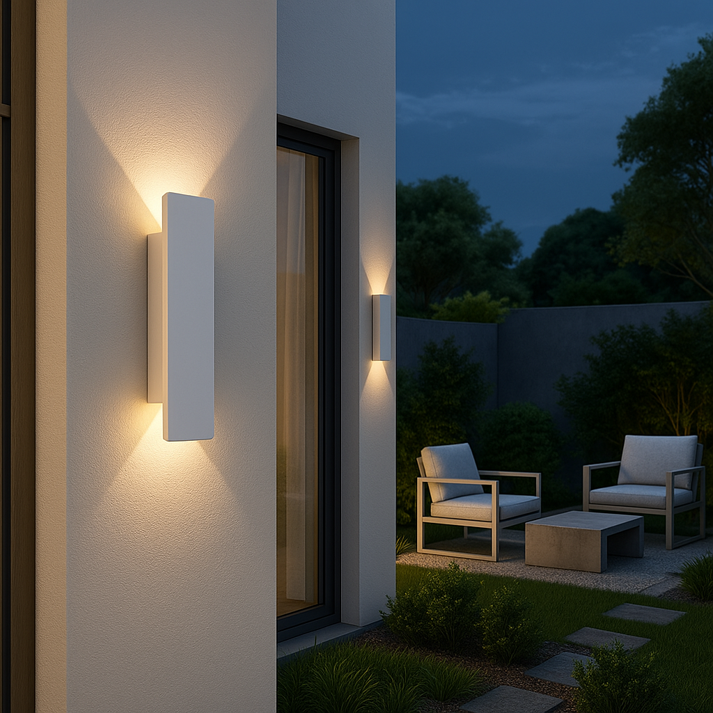 Streamline zewnętrzna lampa ścienna LED – Wodoodporna IP65 – Dostępna w 4 rozmiarach