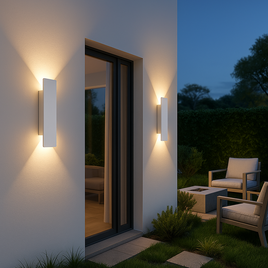 Streamline zewnętrzna lampa ścienna LED – Wodoodporna IP65 – Dostępna w 4 rozmiarach