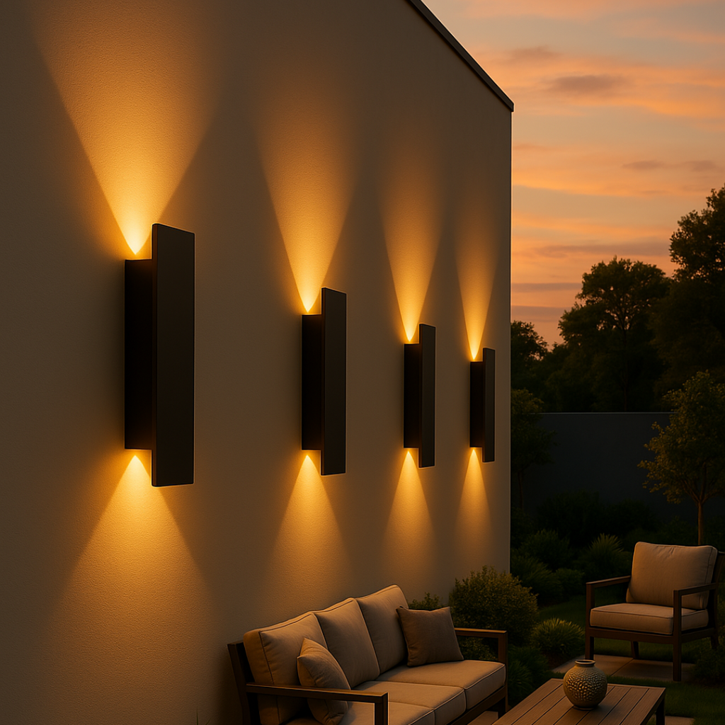 Streamline zewnętrzna lampa ścienna LED – Wodoodporna IP65 – Dostępna w 4 rozmiarach