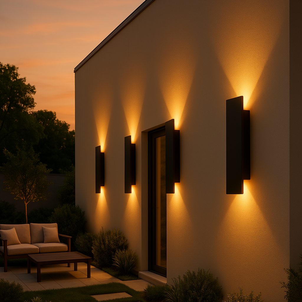 Streamline zewnętrzna lampa ścienna LED – Wodoodporna IP65 – Dostępna w 4 rozmiarach