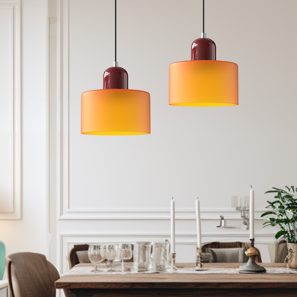 Bauhaus | Kreatywna Lampa Wisząca ze Szkła
